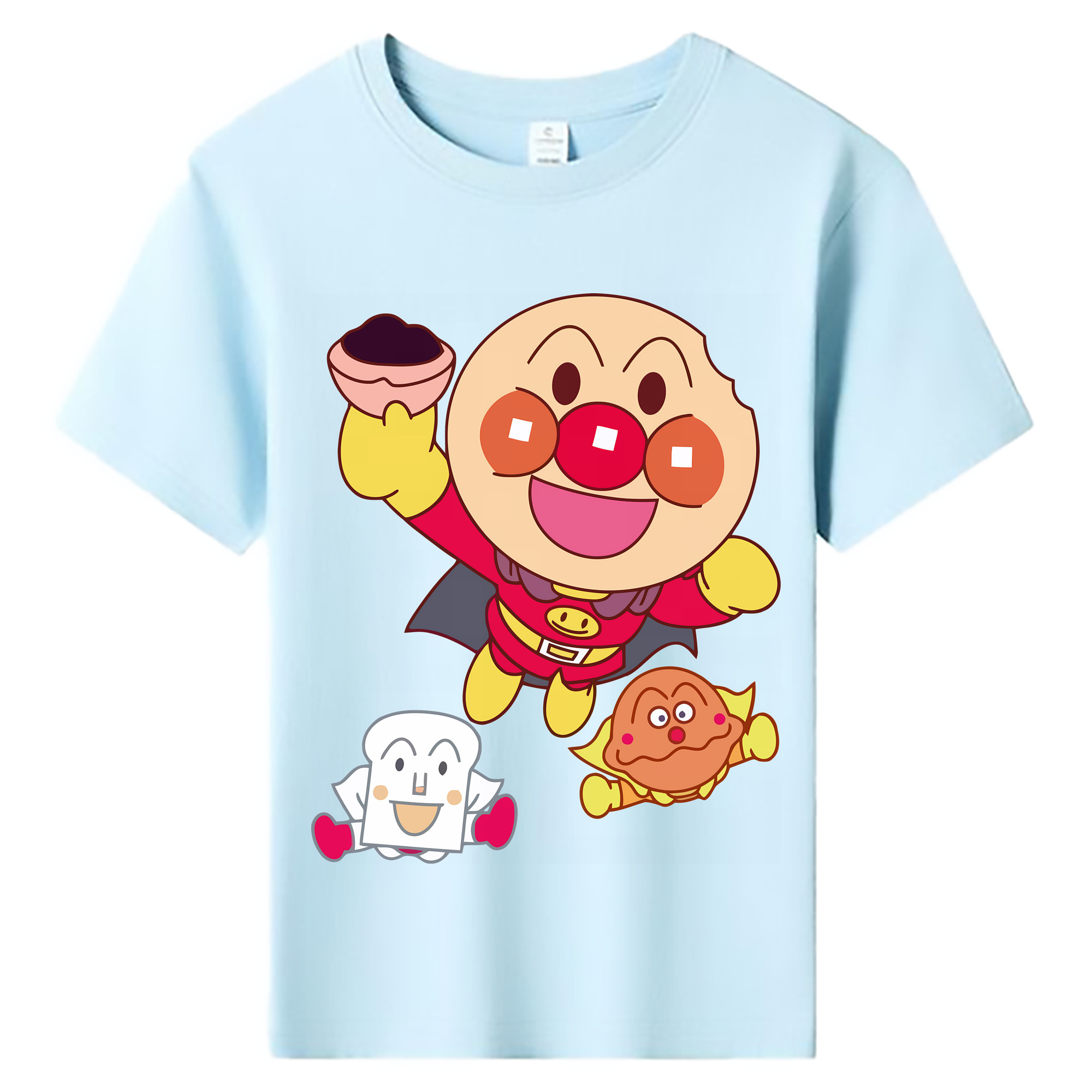 （画像用） アンパンマン Anpanman 綿100％キッズTシャツ（フロントプリント）